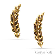 Wachsmotiv - Ähre, 0,9x3,8 cm, 2 Stück Gold