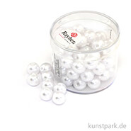 Wachsperlen Weiß Weiss | 8 mm - 64 Stück