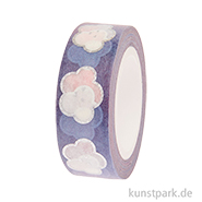 Washi Tape - Chingu, Wolken, 15 mm, 10 m Rolle 