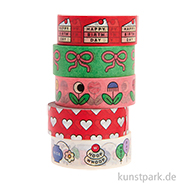 Washi Tape Set - Eye Candy, Happy Birthday, 5 Stück, je 10 m 