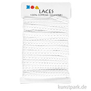 Weiße Häkelborte, Breite 10 mm, Länge 10 m 
