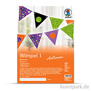 Wimpel-Kette Halloween - Dreieck, Länge 2,30 m 