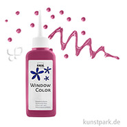 KREUL Window Color Glasmalfarbe 80 ml Einzelfarbe | Magenta