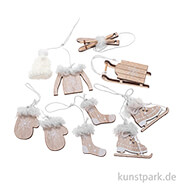 Winterhänger-Set, Baumschmuck Natur, 10-teilig 