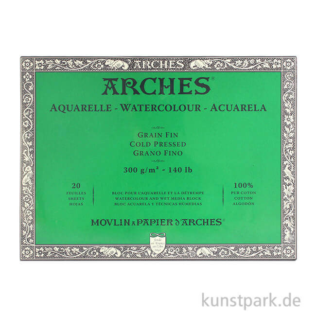 Rouleau de Papier aquarelle 300g/m² Arches