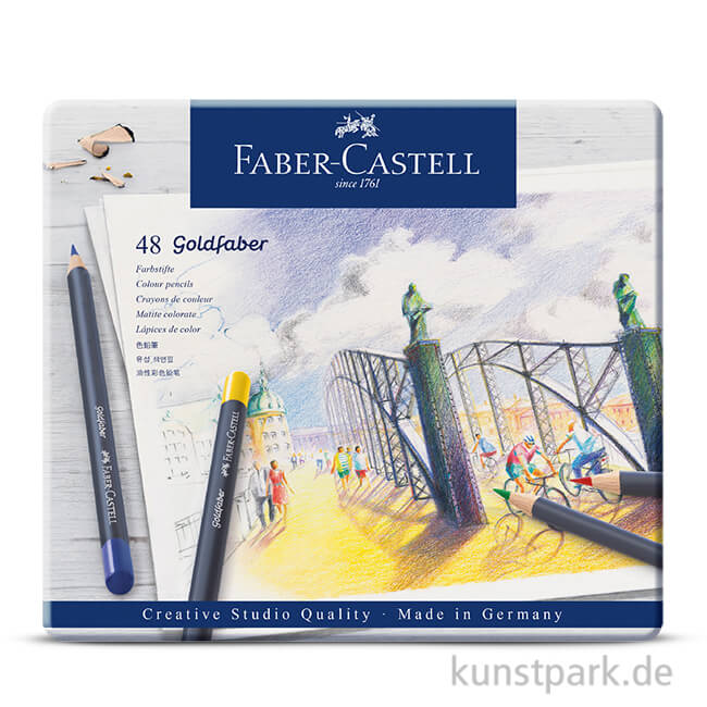 Faber-Castell Farbstift permanent Goldfaber Farbe 136, 