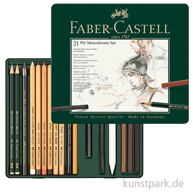 soft Faber-Castell FABER-CASTELL Zeichenkohlestift PITT MONOCHROME 