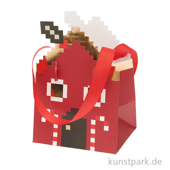 Geschenktüte - Lebkuchenhaus, Mini, 10 x 14 x 8 cm
