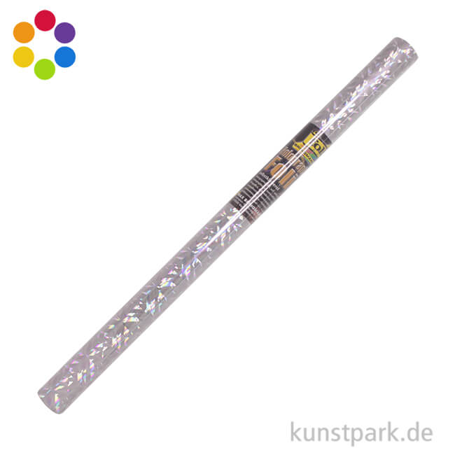 Holographische Folie 0,4x1 m Rolle, selbstklebend