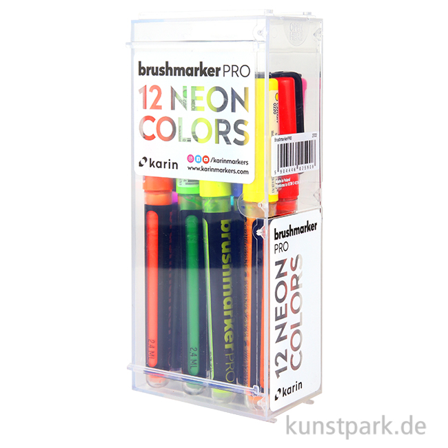 Karin Brushmarkers Pro Markers and Sets - Set of 12, Sun and Tree Colors 
