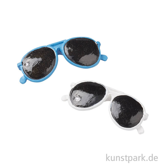 Mini Sonnenbrille, 3 cm, 2 Stück