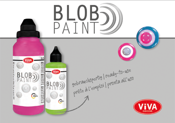 Viva Decor Blob Paint Flyer mit vielen Ideen und Informationen